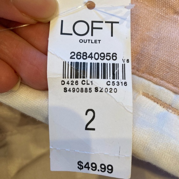 LOfT Linen Shorts - Picture 3 of 6